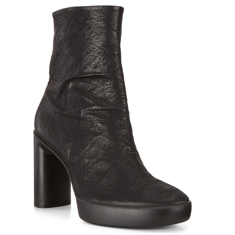 Botas Mujer - ECCO Shape Sculpted Motion 75 Mid-Cut - Negros - GXR862745